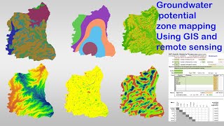 Groundwater potential zone mapping Using GIS and remote sensing Part1 [upl. by Deden]