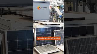 Recycling of Solar Panels solarrecycling solarwastemanagement solarpanelrecycling [upl. by Ainorev820]