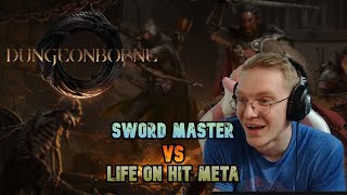 Sword Master Vs Life On Hit Meta  Dungeonborne [upl. by Anitneuq]