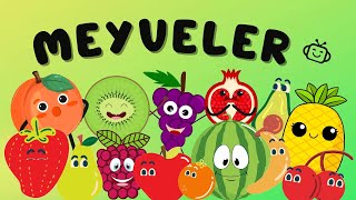 Meyveleri Öğreniyorum🍓🍒 Çocuklar İçin Meyve İsimleri  Meyveleri Tanıyalım Eğitici Video [upl. by Brittan]