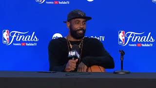 Kyrie Irving talks Game 1 Loss vs Celtics Postgame Interview [upl. by Meelas]