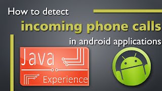 How to detect incoming call in android application using code [upl. by Leksehcey]