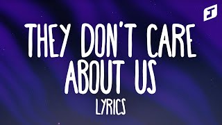 Michael Jackson  They Don’t Care About Us Lyrics [upl. by Naol]