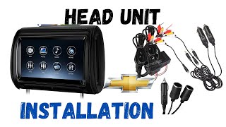 How to Wire and install car dvd head Unit [upl. by Assira250]