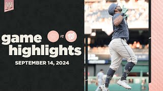 Marlins vs Nationals Game Highlights 91424  MLB Highlights [upl. by Isman973]