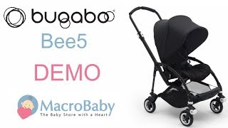 Bugaboo Bee 5  Stroller Demo  MacroBaby [upl. by Eigger]