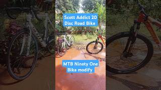 Scott Speedster Road Bike MTB Ninety One sadowfax Bike oil Disc Brake Gear modify [upl. by Rattray734]