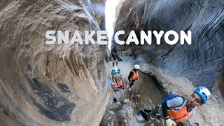 Canyoning in the Snake Canyon Oman [upl. by Irodim]