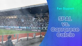 SPAL 🆚 Carrarese Calcio Fantastic fan support in Italys Serie C [upl. by Yawnoc42]