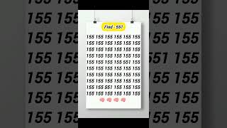 Find same number😦riddlesreelsmathstiktoktricksfactsviralvideoshorts [upl. by Tedmann223]