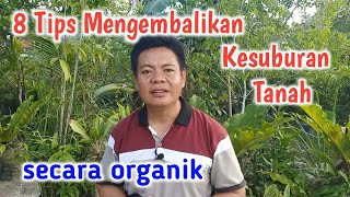 8 Tips Mengembalikan Kesuburan Tanah Secara Organik [upl. by Agata]