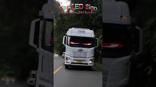 Programmable flex led display for truck bus and car with different sizes cars led carledlights [upl. by Namsaj]