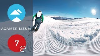 Axamer Lizum  Innsbruck Austria  Red 7  360 VR  Piste View [upl. by Adelia615]