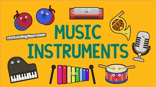 Music Instruments Song for Children 27 Instruments [upl. by Analrahc]