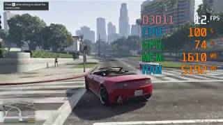 Half VSync Video AMD Radeon R5 series  AMD A67400K  Grand Theft Auto V GTA V FPS Test 720p [upl. by Llerej]