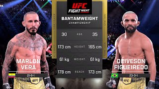 Marlon Vera vs Deiveson Figueiredo Full Fight  UFC Fight Night [upl. by Htiek514]