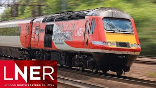 London Kings Cross to Edinburgh Waverley by train  FULL JOURNEY LNER HST passenger view [upl. by Acinod]