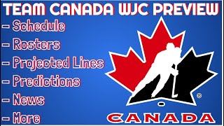 20232024 TEAM CANADA WORLD JUNIORS PREVIEW [upl. by Yk]