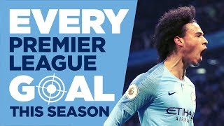 EVERY PREMIER LEAGUE GOAL SEASON 201819  MAN CITY [upl. by Kippar991]