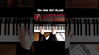 Michael Jackson  You Are Not Alone  Solo Piano shorts [upl. by Suolevram182]