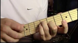 Born on the Bayou Creedance Clearwater Revival guitar lesson [upl. by Garek191]