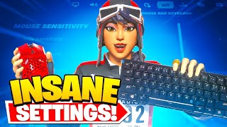 NEW BEST FORTNITE CHATPER 5 SEASON 4 Keyboard amp Mouse Settings Sensitivity amp Keybinds [upl. by Aire631]