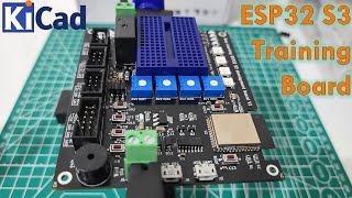 ESP32 S3 training board  entrenador kicad [upl. by Yale]