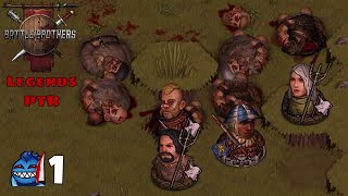 Battle Brothers Legends PTR Mod  Solo Lone Wolf  Ep 1 Enter the Wolf [upl. by Lisabet]