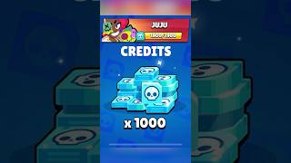 JUJU NEW BRAWLER 1900 CREDITS 🔥😱brawlstars [upl. by Naruq]