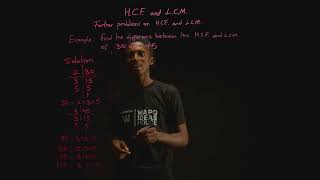 JSS1  Mathematics  HCF and LCM  Further problems on HCF and LCM  1 [upl. by Nyleimaj864]