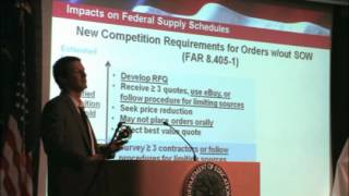 GSA Training New Ordering Procedures for GSA Schedules 2 of 5 [upl. by Ecad485]