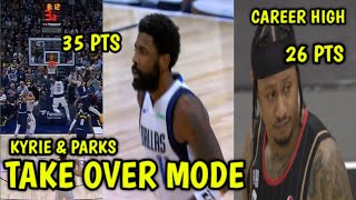 KYRIE ERVING TAKE OVER MODE  RAY PARKS CAREER HIGH POINTS [upl. by Akin]