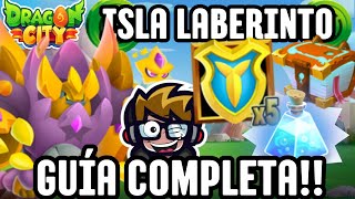 CONSIGUE DRAGONES INSIGNIAS LIBROS Y POCIONES GRATIS😍😍GUÍA COMPLETA ISLA LABERINTO😁😁DRAGONCITY [upl. by Leen]