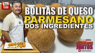 Como hacer BOLAS DE QUESO  2 ingredientes [upl. by Harolda145]