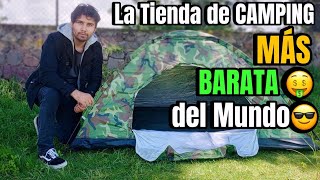 La Tienda de Campaña más BARATA del Mundo 🏕️ 🌎  Valter Van Job [upl. by Hildegaard]