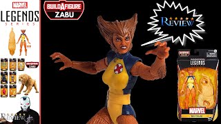 Marvel Legends Zabu BAF Wave Wolfsbane Action Figure Review [upl. by Lrak92]