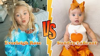 Everleigh Rose VS Sunday LaBrant The LaBrant Fam Transformation 2024 ★ From Baby To Now [upl. by Braynard]