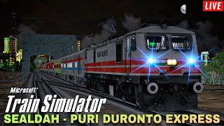 Part 2 • Night Journey in 22201 Duronto Express • Indian Train Simulator Live • MSTS  OPENRAILS [upl. by Adiarf]