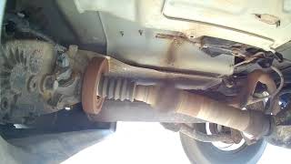 04 Jeep TJ Vibration Troubleshooting Driveshaft View [upl. by Analahs923]