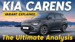 Kia Carens Petrol Variants Explained  Premium PrestigePlus Luxury O LuxuryPlus  Nov 2023 [upl. by Lenard113]