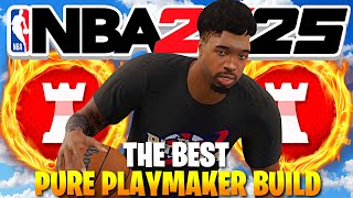 THE BEST 6’6 PURE PLAYMAKER BUILD ON NBA 2K25 [upl. by Peck]