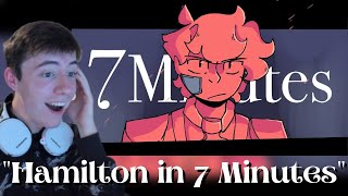 I LOVE THIS  quotHamilton in 7 Minutesquot  Dream SMP Animation  REACTION [upl. by Nylrehs]