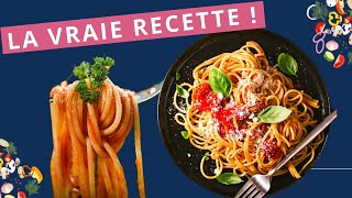 Recette de la véritable sauce bolognaise italienne 👩‍🍳faite maison 👨‍🍳 niveau facile pour débutants [upl. by Kim]