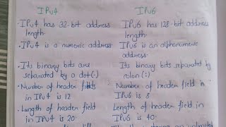 Difference between IPv4 and IPv6 [upl. by Jeanette611]