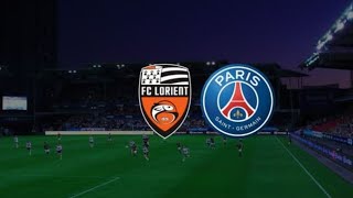 AVANTMATCH  LORIENTPSG J29 DE LIGUE 1 [upl. by Alleram]