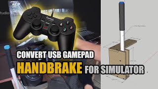 DIY Handbrake for PC Simulator  USB Gamepad  Logitech G29 [upl. by Braswell]