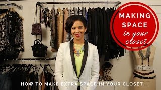 How To Make More Space In Your Closet [upl. by Clevey582]