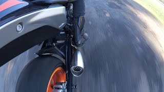 LOUDEST EXHAUST EVER  KTM 790 Duke  HPCORSE Hydroform  Heathcote Park Raceway  HPRFamily [upl. by Urina771]