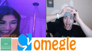 SHE DANCED ON THE POLE 🍑 OMEGLE BEATBOXING [upl. by Pearla]