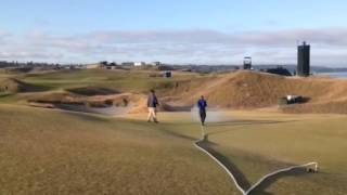 Prepping the grounds at Chambers Bay [upl. by Ecnaiva]